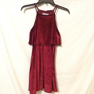 Pink Crush Velvet Dress. Size 12 Girls